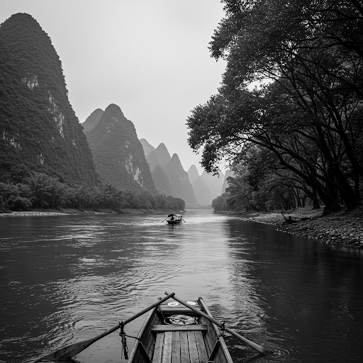散人行舟 Wander by Boat